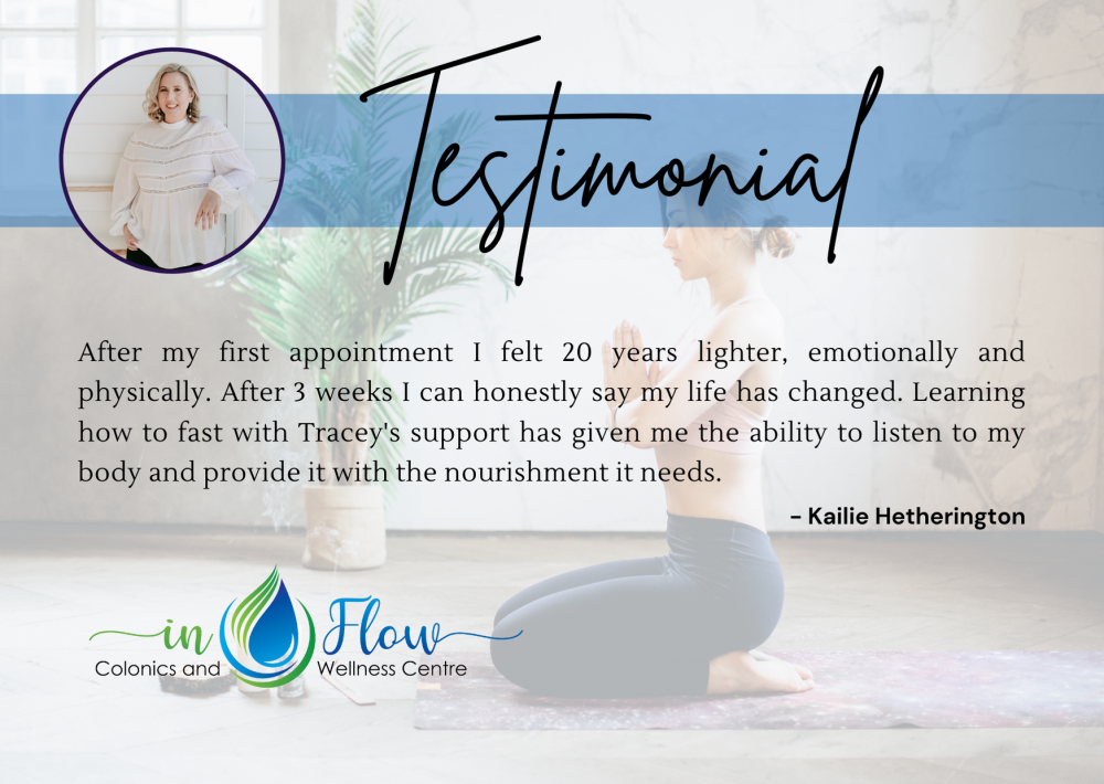 In Flow Colonics and Wellness Centre Client Testimonial - Kailie Hetherington